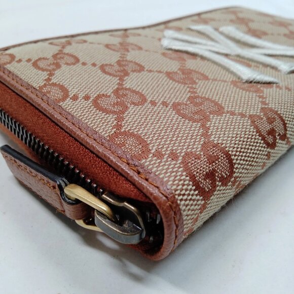 Gucci Long Wallet Brown Canvas mon337-100925 - Picture 4 of 9